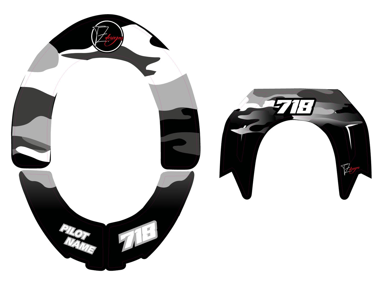 ONB Neckbrace Dekor Camouflage