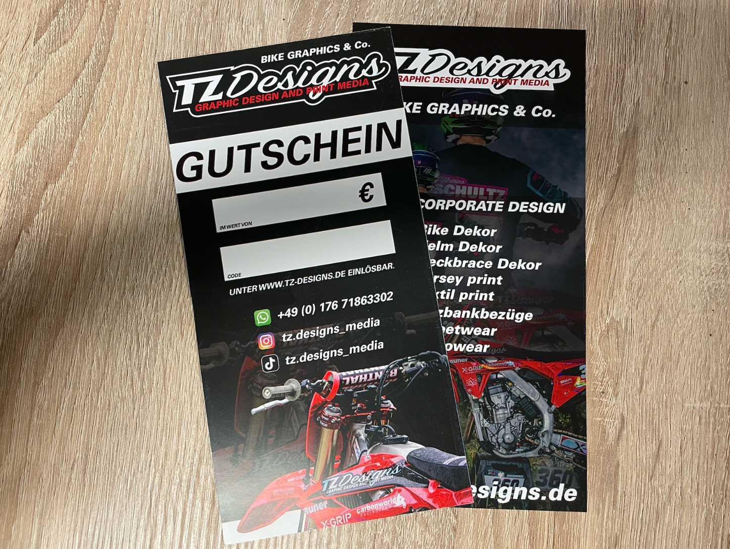 25 Euro Gutschein für TZ Designs Shop