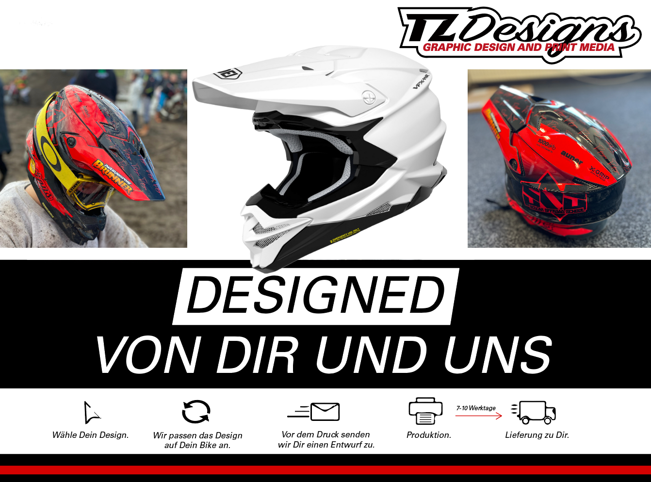 Individuelles HELM Dekor | TZ Designs