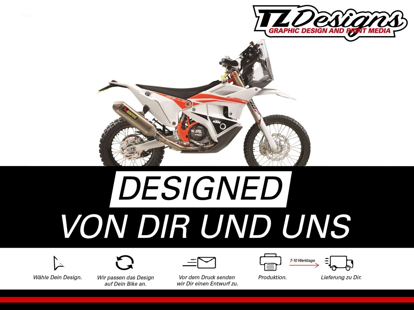 Individuelles Dekor - KTM 450 Rally Replica