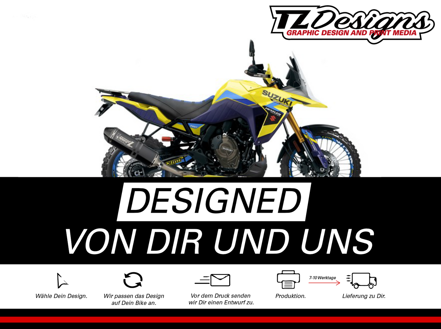 Individuelles Dekor - Suzuki V-STORM DL 800 DE & RE
