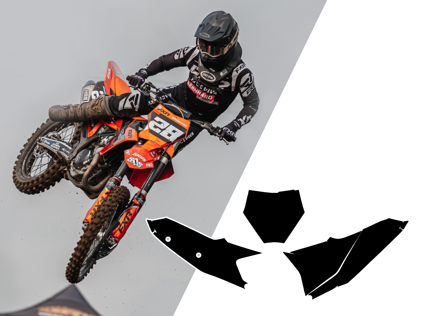 NUMMERNTAFELN Dekor für MX | ENDURO | SUPERMOTO