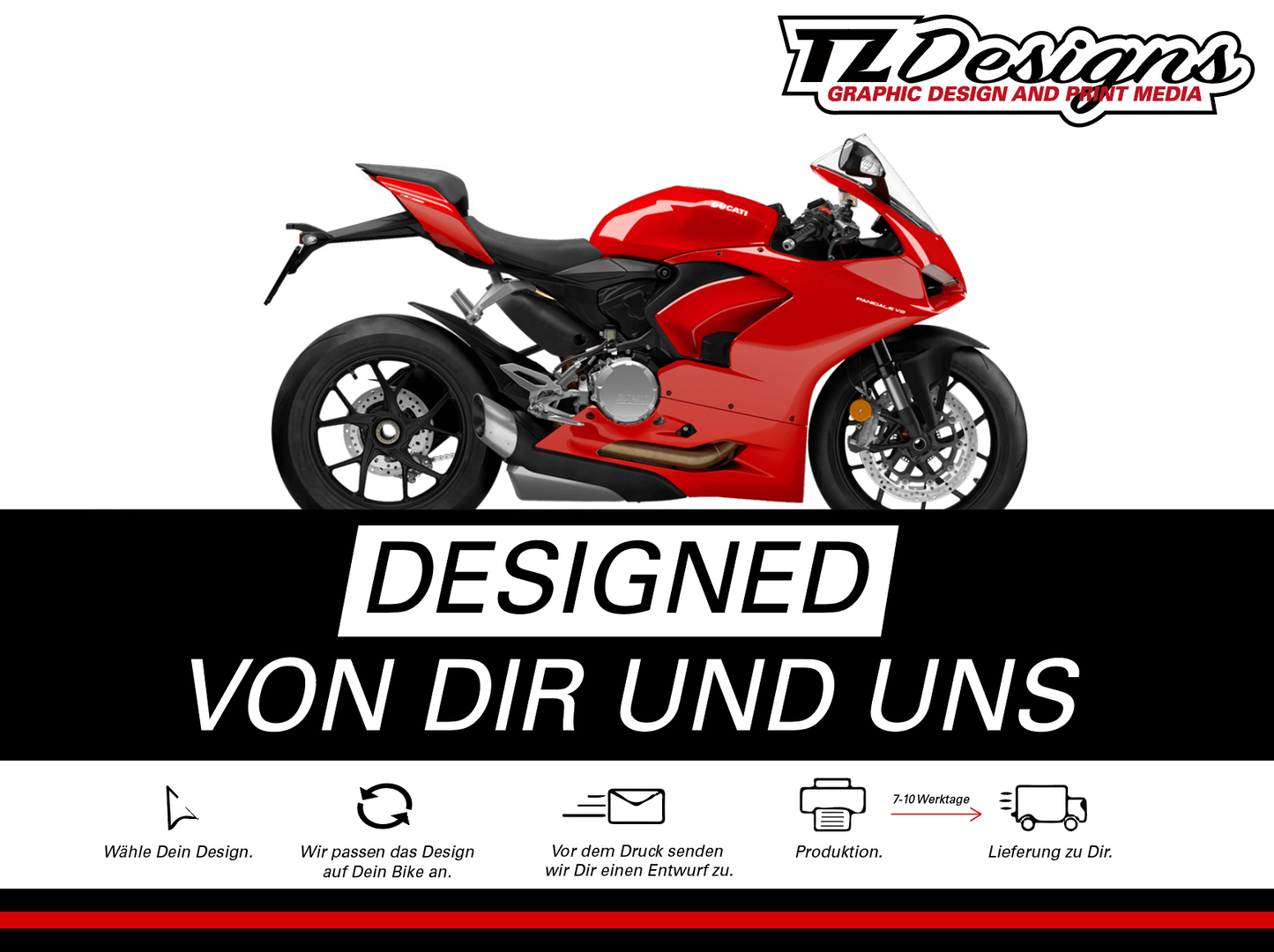 Individuelles DEKOR für Ducati Panigale V2 2022-2024