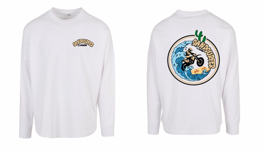 SANDSURFER Longsleeve Weiß | TZ Designs