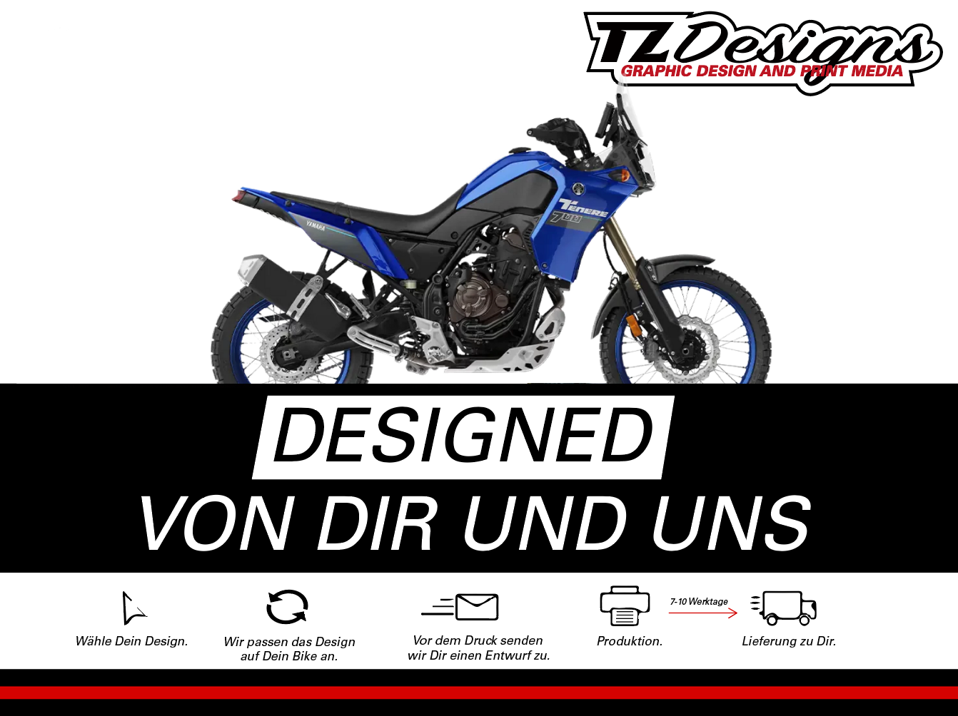 Individuelles DEKOR für Yamaha Tenere 700